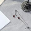 693004e212f62673a6fab0ab HEFANG 925 Sterling Silver Cherry Collar Necklace, Designer Pendant Jewelry