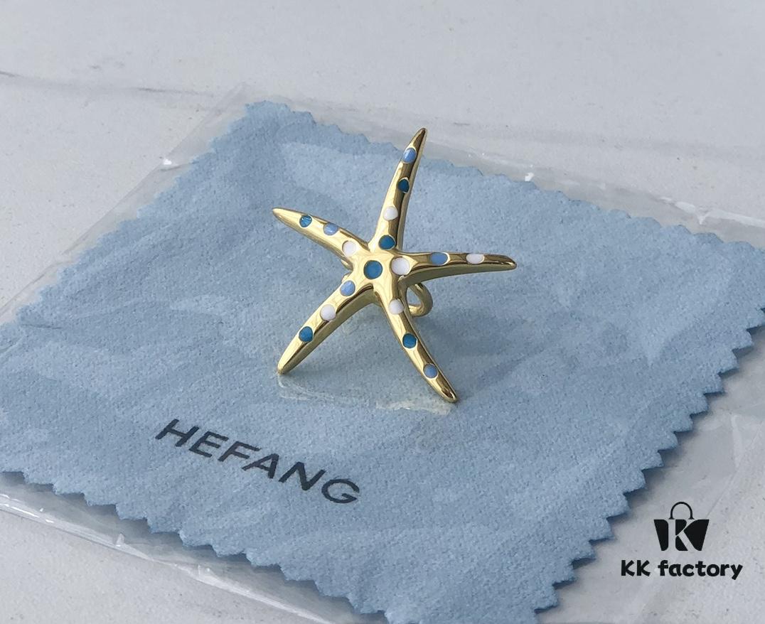 HEFANG - Starfish Stud Earrings