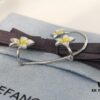693004eb12f62673a6fab0bd HEFANG Jewelry Frangipani Huggie Earrings