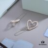 693004f912f62673a6fab0dc HEFANG Jewelry Romantic Heart Purple Zirconia S925 Sterling Silver Stud Earrings - Barbie Collection, High-End Design, Celebrity-Inspired Style