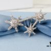 693004fe12f62673a6fab0e8 HEFANG / Drifting Snow Brooch 925 Silver Unique Sweater Collar Pin Accessory