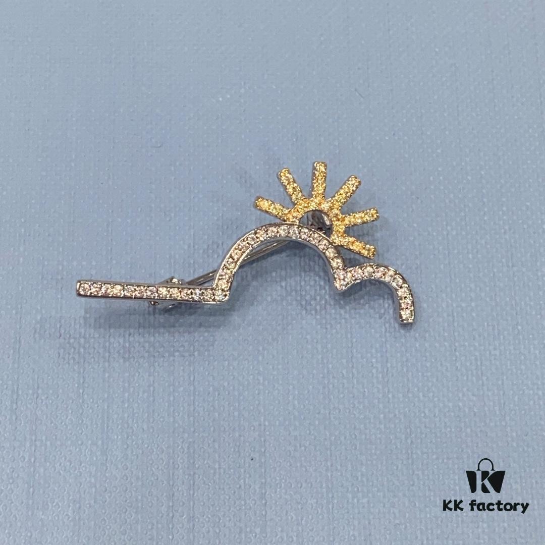 He Fang Sunrise Brooch