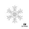 He Fang Snowflake Brooch