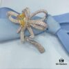 6930056c12f62673a6fab15a He Fang Jewelry Brilliant Draped Brooch, Elegant and Versatile Badge Pin for Women