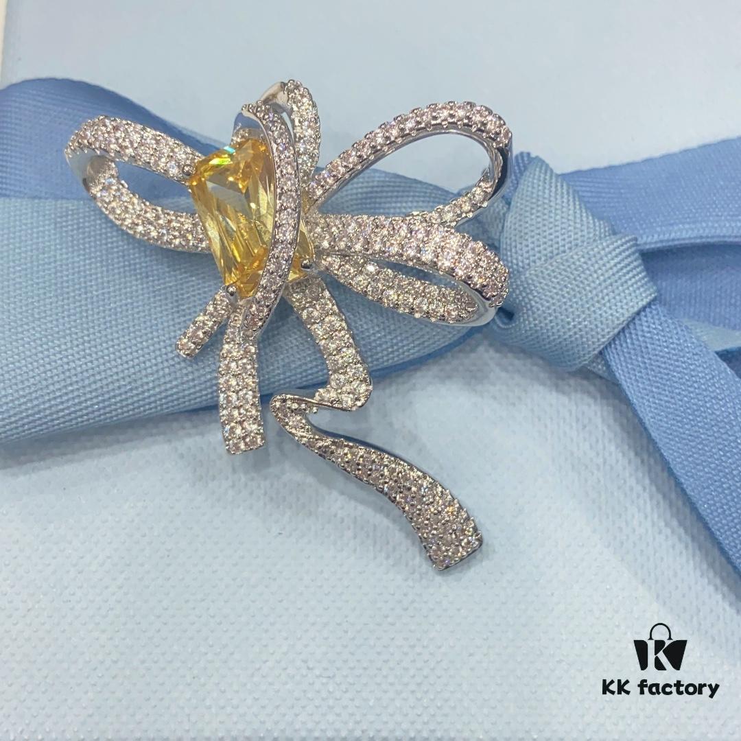 6930056c12f62673a6fab15a He Fang Jewelry Brilliant Draped Brooch, Elegant and Versatile Badge Pin for Women