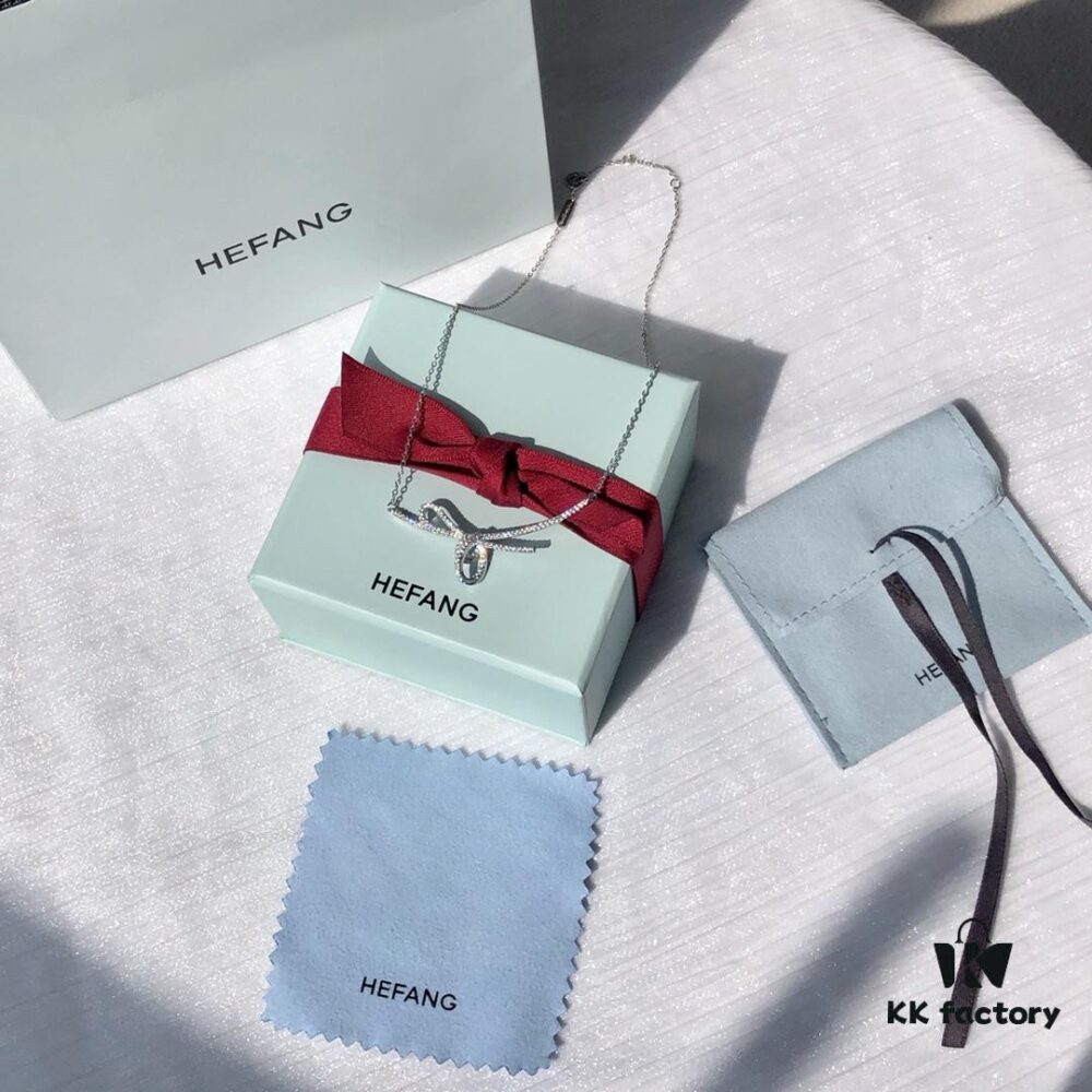 6930058912f62673a6fab17a Original Design, High-End Quality HEFANG Jewelry Ribbon Knot Pendant Necklace