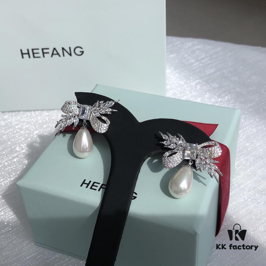 6930059712f62673a6fab18a HEFANG Jewelry Bow Wheat Ear Earrings