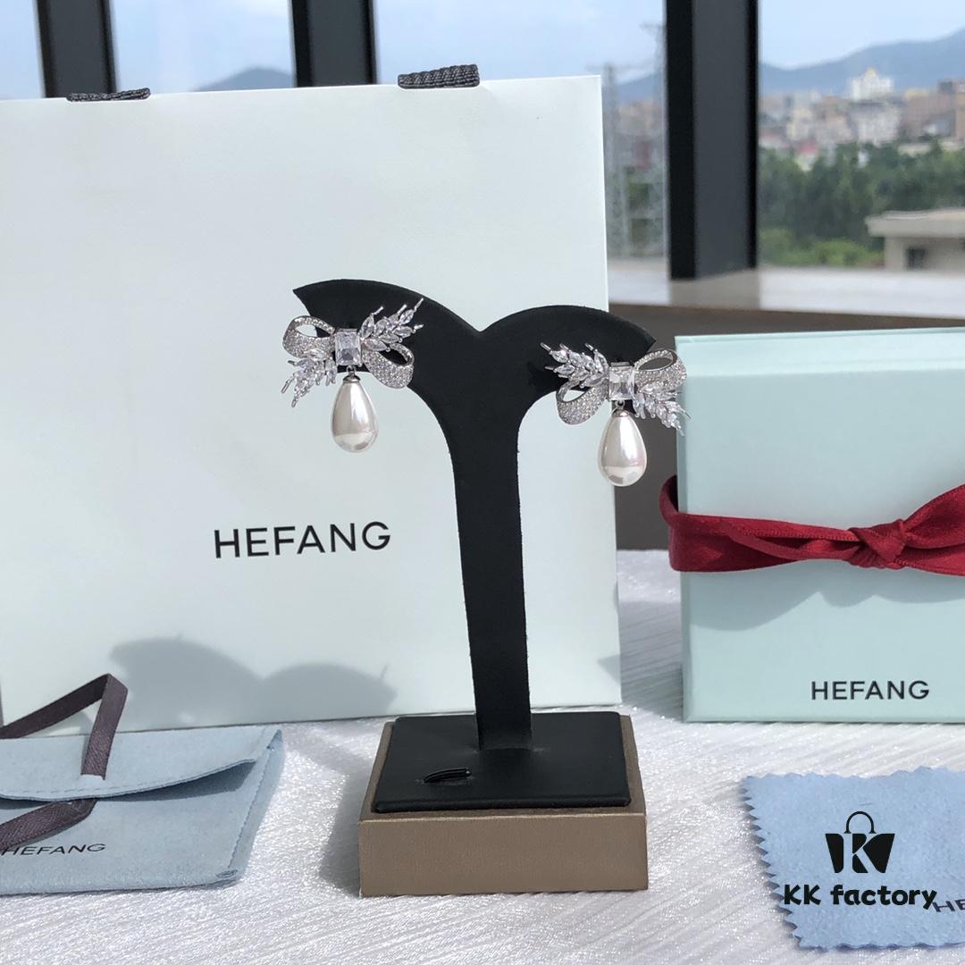 6930059812f62673a6fab18c HEFANG Jewelry Bow Wheat Ear Earrings