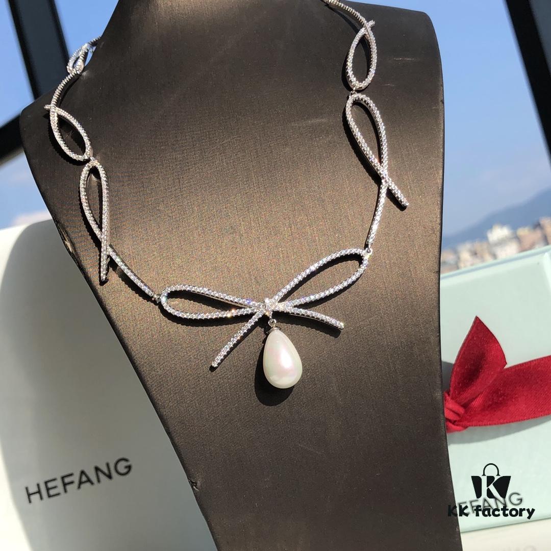 693005a112f62673a6fab196 HEFANG Jewelry Bow Ribbon Necklace