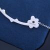 693005b912f62673a6fab1b8 HEFANG Jewelry Cream Floral Necklace - Ins-style Minimalist Collarbone Chain, Popularized by Zhou Yutong, Ideal Gift for Qixi Festival