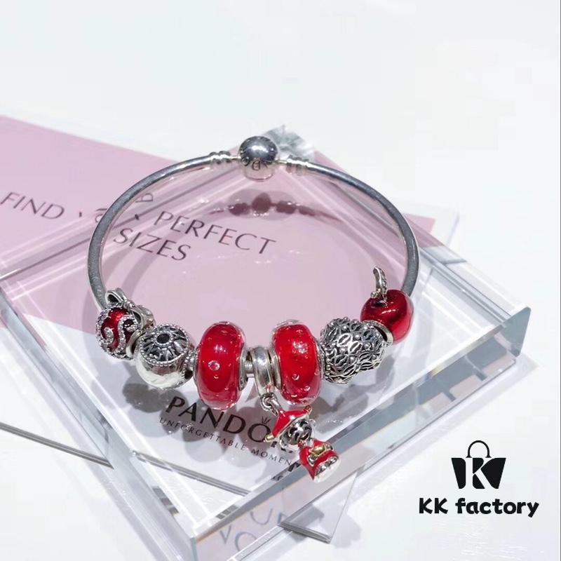 693005c412f62673a6fab1c1 Pandora Bubble Red Lucky New Arrival! High-Quality Replica with Authentic Materials, Perfect Craftsmanship Comparable to Original Store Version!