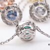 693005ce12f62673a6fab1cd New Arrival ♥️ Swarovski Dancing Heart Pendant Necklace in Green - 6 Colors Available! In Stock