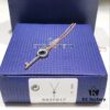 Swarovski 2018 Newest Devil's Eye Key Necklace — Gradient Blue, Original Imported Gold-Plated Material, Authentic Logo Engraving