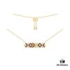 693005df12f62673a6fab1e3 APM Monaco Colorful Tribe Adjustable Necklace with Bar Pendant, Geometric Stylish Fashion Women's Sweater Chain