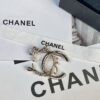 6930061212f62673a6fab223 CHANE New Style Irregular Round Diamond Leaf Half-Diamond Letter Smooth Brooch