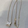 6930061f12f62673a6fab234 Cross Necklace in Rose Gold with White Shell, Chu Shang Mei Paris, Palladium Plated + 0.5 Version, 37.5-41.5cm, Full V-Gold with Natural Deep-Sea White Shell, Individually Carved Stone Setting, Center Inlaid with Premium Silicon Titanium Material