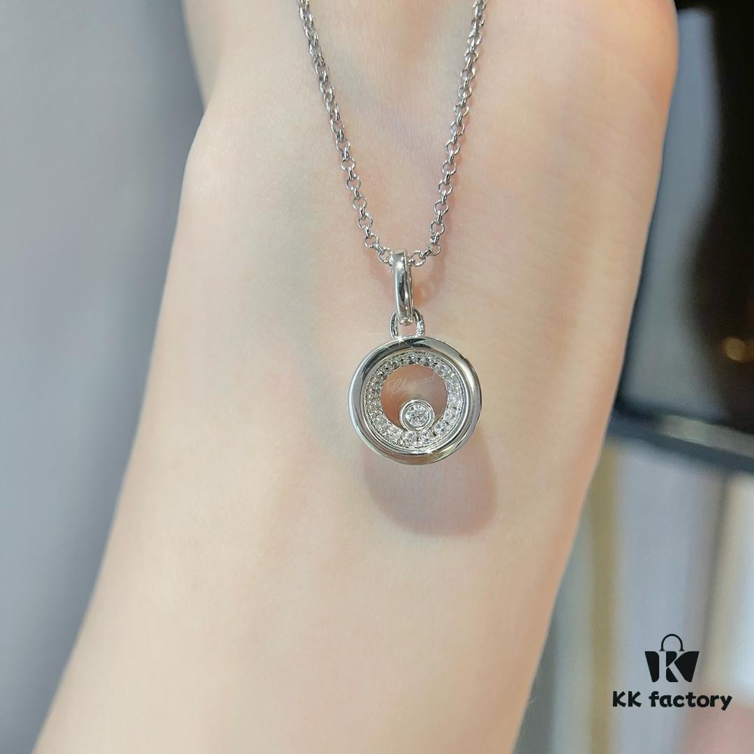 6930062112f62673a6fab238 Minimalist Elegance with a Touch of Youthful Charm: Chopard Happy Diamonds Luxury Pendant Necklace