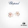 6930062512f62673a6fab241 Chopard Happy Hearts Wings Series Champagne Gold Floating Diamond Stud Earrings In Stock