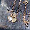6930062f12f62673a6fab251 Chopard Happy Hearts Wings Series Pendant Necklace with Movable Diamond and Mother-of-Pearl Hearts