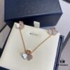6930063912f62673a6fab25b Chopard Happy Hearts Wings Series Pendant with Movable Diamond and Mother-of-Pearl Hearts