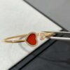 6930064512f62673a6fab269 Chopard Heart Necklace and Bracelet with Diamond Trimmings in New Year Red