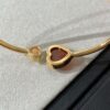 6930064912f62673a6fab270 Chopard Heart Necklace and Bracelet with Diamond Trimmings in New Year Red