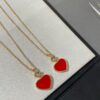 6930065312f62673a6fab27f Chopard Heart Necklace with Happy Diamonds - Classic Collection ❤ New Year Red