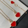 6930065612f62673a6fab280 Chopard Heart Necklace with Happy Diamonds - Classic Collection ❤ New Year Red