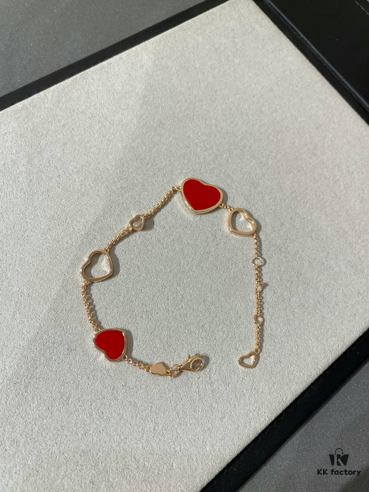 6930065812f62673a6fab282 Chopard Heart Necklace with Happy Diamonds - Classic Collection ❤ New Year Red