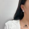6930065d12f62673a6fab288 Chopard High-End Stud Earrings with Signature Moving Diamond, 18K Rose Gold and White Gold, Hypoallergenic Silver Pin, Logo on Glass