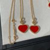 6930065f12f62673a6fab28a Chopard Heart Necklace with Happy Diamonds - Classic Collection ❤ New Year Red