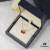 6930066d12f62673a6fab29f Chopard 👼 Chopard Necklace with Lucky and Iconic Moving Diamond, S925 Sterling Silver with 18K Rose Gold Plating, Authentic Logo and Original Tag, Adjustable Length Heart Pendant