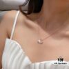 6930066f12f62673a6fab2a0 Chopard Angel Necklace - Lucky Chopard with Iconic Moving Diamond, S925 Sterling Silver, 18K Rose Gold Plated, Original Logo and Tag, Adjustable Chain