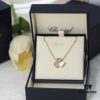 6930067412f62673a6fab2a7 Chopard Angel Necklace - Lucky Chopard with Iconic Moving Diamond, S925 Sterling Silver, 18K Rose Gold Plated, Original Logo and Tag, Adjustable Chain