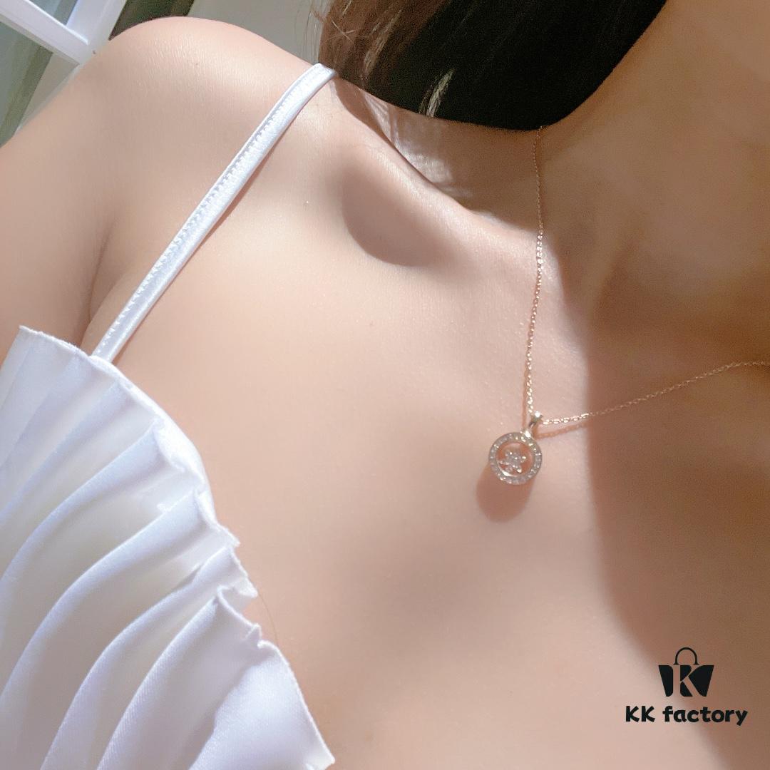 6930068212f62673a6fab2b9 Chopard 👼 Chopard Necklace with Lucky and Iconic Moving Diamonds, 18K Rose Gold, Original Logo, Adjustable Chain
