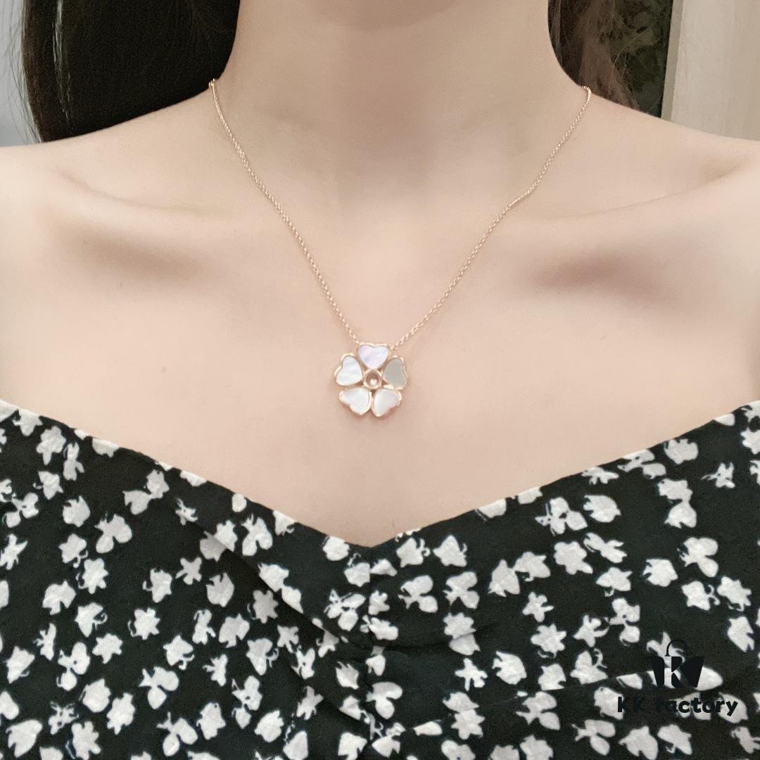 6930068612f62673a6fab2bf Chopard Angel Necklace with Lucky Symbol and Iconic Moving Diamond in 18K Rose Gold, Adjustable Chain with Original Logo and Authentic Tag