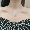 6930068a12f62673a6fab2c3 Chopard Angel Necklace with Lucky Symbol and Iconic Moving Diamond in 18K Rose Gold, Adjustable Chain with Original Logo and Authentic Tag