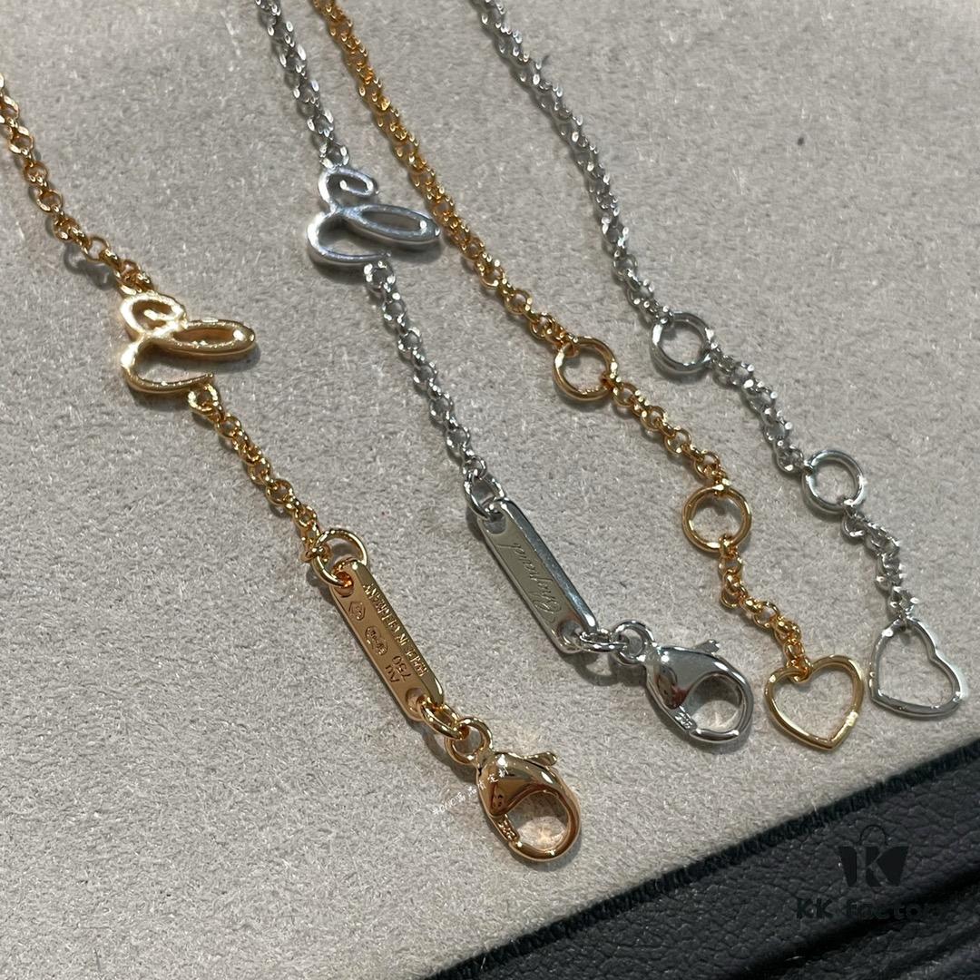 693006a312f62673a6fab2de Chopard Happy Diamonds Collection Fully Paved Round Necklace with Movable Diamond Heart Pendant
