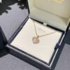 693006a512f62673a6fab2e2 Chopard Happy Diamonds Collection Fully Set Diamond Heart Pendant Necklace with Moving Diamonds