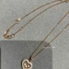 693006a612f62673a6fab2e3 Chopard Happy Diamonds Collection Fully Set Diamond Heart Pendant Necklace with Moving Diamonds