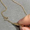 693006a912f62673a6fab2e8 Chopard Happy Diamonds Collection Fully Set Diamond Heart Pendant Necklace with Moving Diamonds