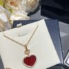 693006ad12f62673a6fab2ee Chopard Happy Hearts Series Heart Necklace with Moving Diamond