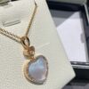 693006b012f62673a6fab2f4 Chopard Happy Hearts Series Heart Necklace with Moving Diamond