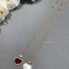 Chopard Happy Hearts Collection Heart Pendant Necklace with Diamonds, Two Colors Available in Stock