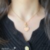693006b612f62673a6fab2ff Chopard Heart Pendant Necklace with Zircon Accents, High-Quality K-Gold Finish, Sparkling and Elegant