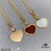 693006b912f62673a6fab302 Chopard Heart Pendant Necklace with Zircon Accents, High-Quality K-Gold Finish, Sparkling and Elegant