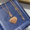 693006ba12f62673a6fab304 Chopard Heart Pendant Necklace with Zircon Accents, High-Quality K-Gold Finish, Sparkling and Elegant
