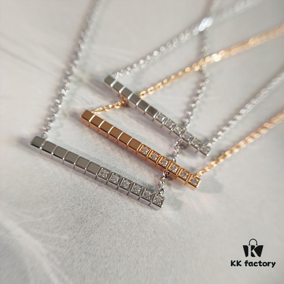 693006bc12f62673a6fab308 New Arrival, Xiao Bang IceCube Series Geometric Necklace, Recommended by Celebrities
