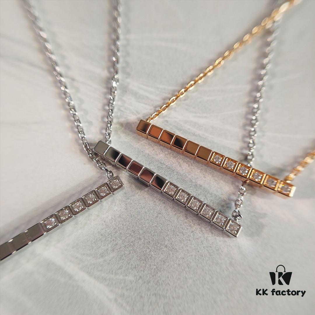 693006be12f62673a6fab30b New Arrival, Xiao Bang IceCube Series Geometric Necklace, Recommended by Celebrities