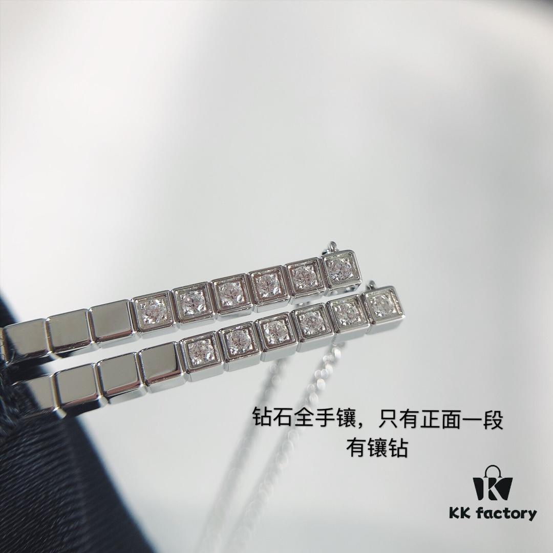 693006c112f62673a6fab30e New Chopard IceCube Series Geometric Necklace, Recommended by Celebrities, Exclusive Design